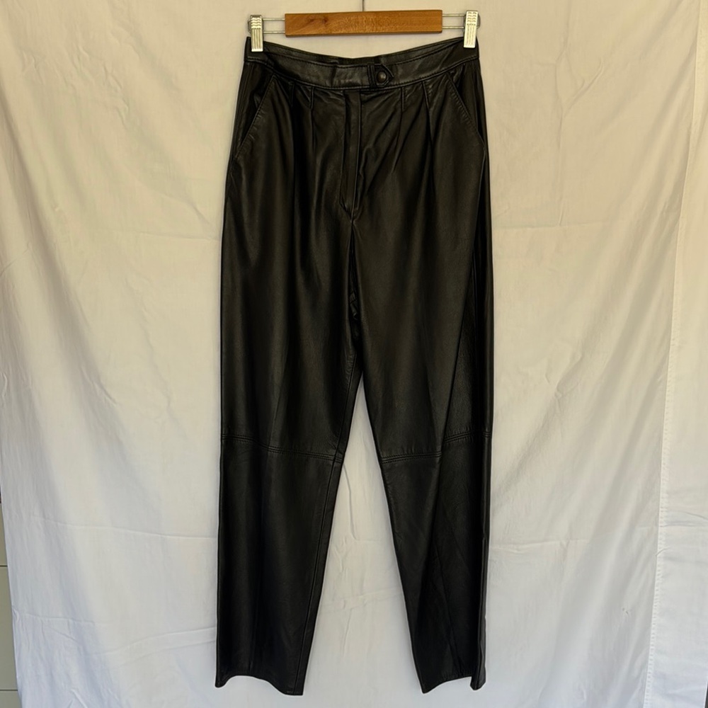 Black Leather Pants